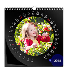 Design-kalender vierkant (fotopapier)
