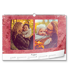 Design-kalender A3 (liggend, fotopapier)