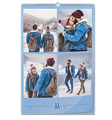 Kalender A2 (staand, fotopapier)