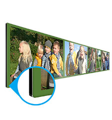 Fototableau op aluminium 15×60 cm (directe druk)