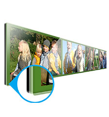 Fototableau als galleryprint 15×90 cm (directe druk)