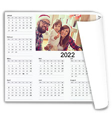 Jaarplanner A2 (enkelzijdig bedrukt, premium papier zijdeglans)