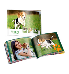 Pixum Fotoboek mini (liggend) - softcover, premium papier (26 blz.)